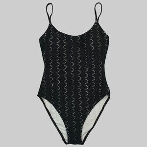LIKE NEW SAMPLE Andie Swim The Amalfi One Piece Swimsuit Womens S Black Crochet